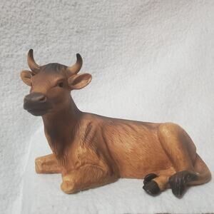 Kirkland Signature Nativity Set 75177 Resting Cow Replacement Pc Christmas 5" x